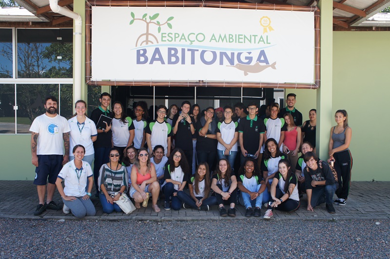 Alunos IFC SFS visitam Espaco Ambiental Babitonga